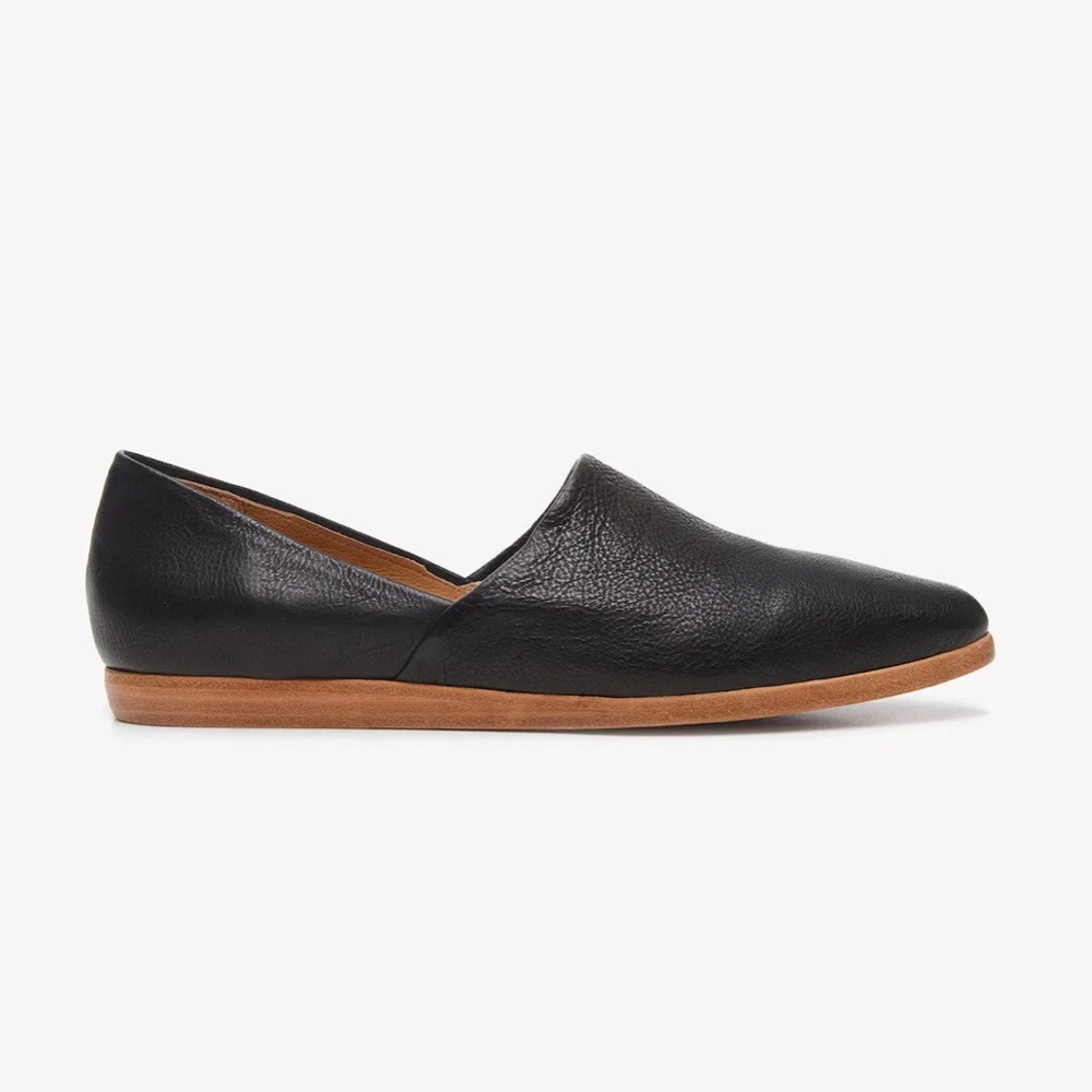 Coclico Padu Black Leather Women's Loafers